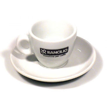 Rancilio Espresso Cups and Saucers - set of 6