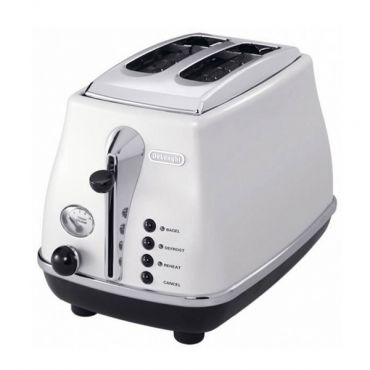 DELONGHI CTO2203W Pearl White Toaster 900W