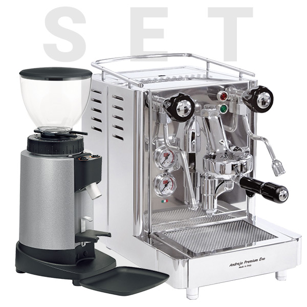 QuickMill Andreja Premium EVO + Ceado E6P Coffee grinder