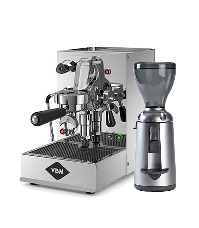 Vibiemme Domobar Inox & Nuova Simonelli grita chrome AMMT