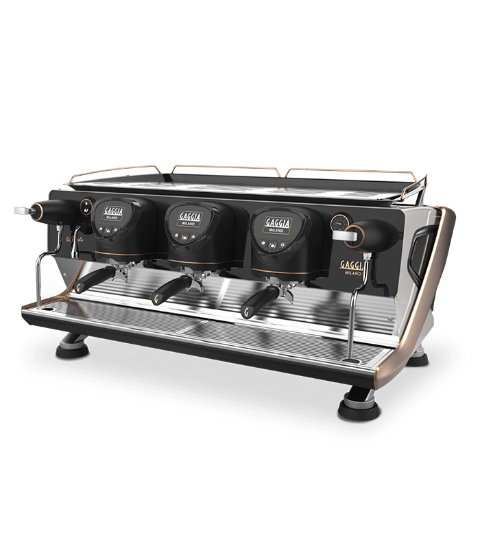 Gaggia La Reale 3 Groups Copper/Gray