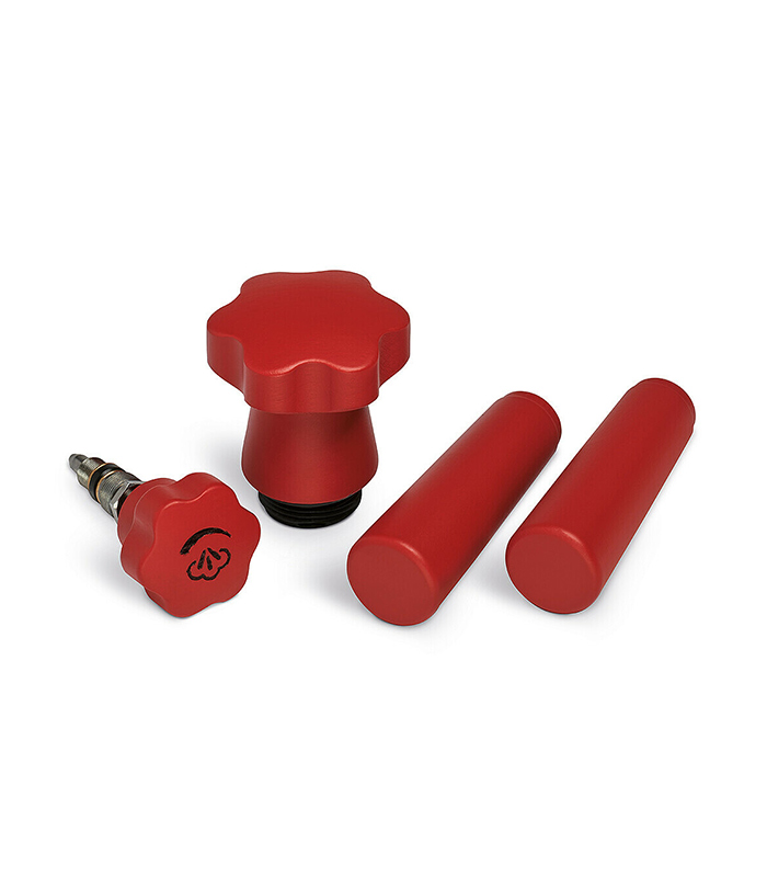 La Pavoni Wooden handles Red Kit