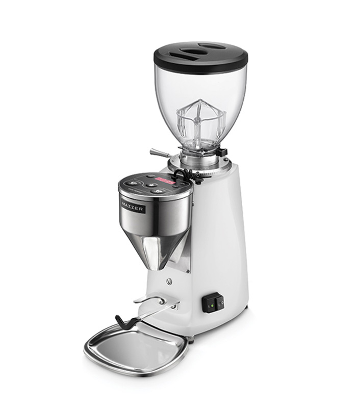 Mazzer Mini Electronic Model A White New Model