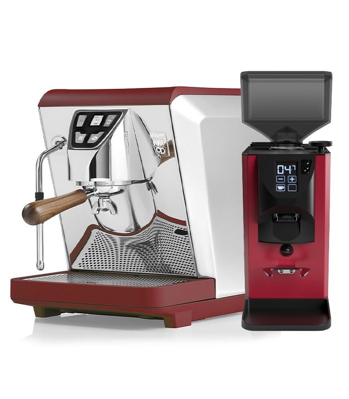 Nuova Simonelli Oscar Mood Direct Water Connection Red & DUO Red