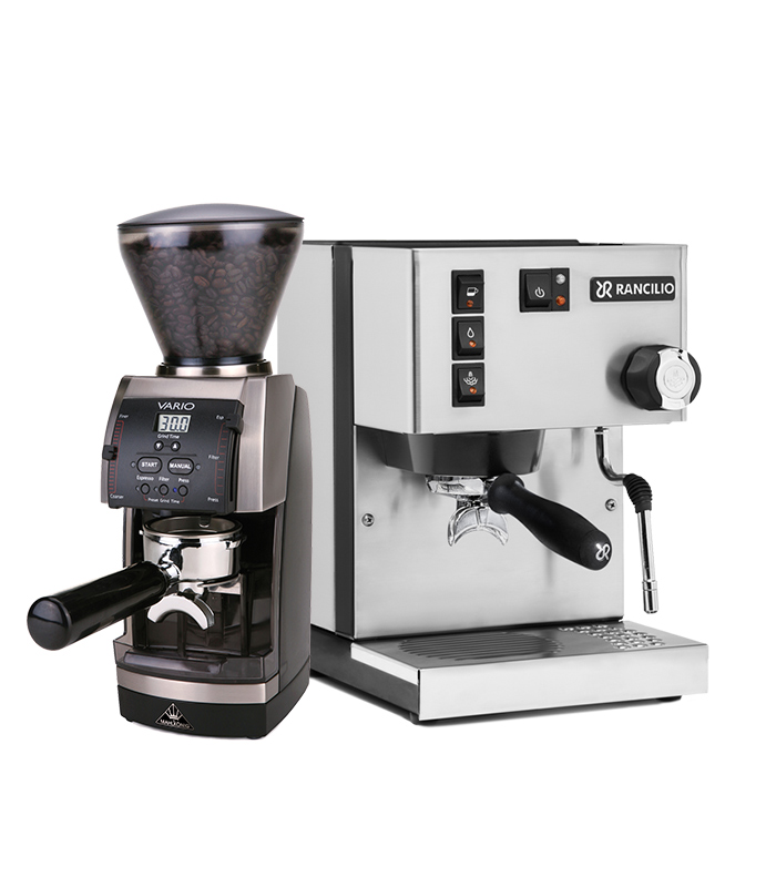 Rancilio Silvia V6 E & Mahlkönig Vario Home V3