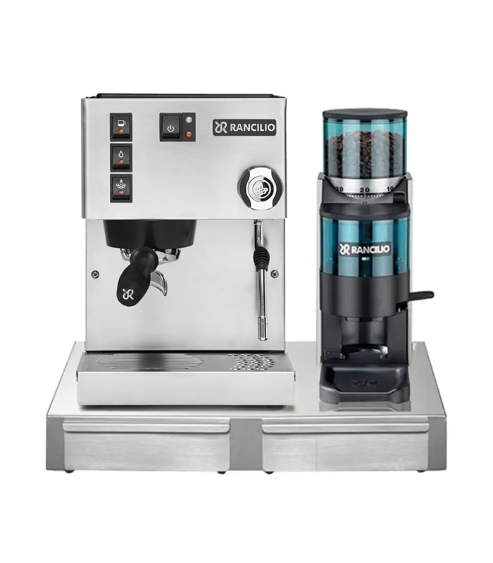 Rancilio Silvia V6 E & Rancilio Rocky D & Rancilio Base BS50