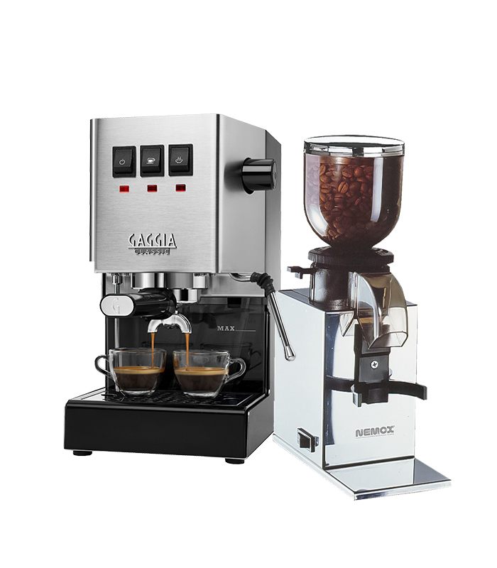 Gaggia Classic Evo Pro & Nemox Lux