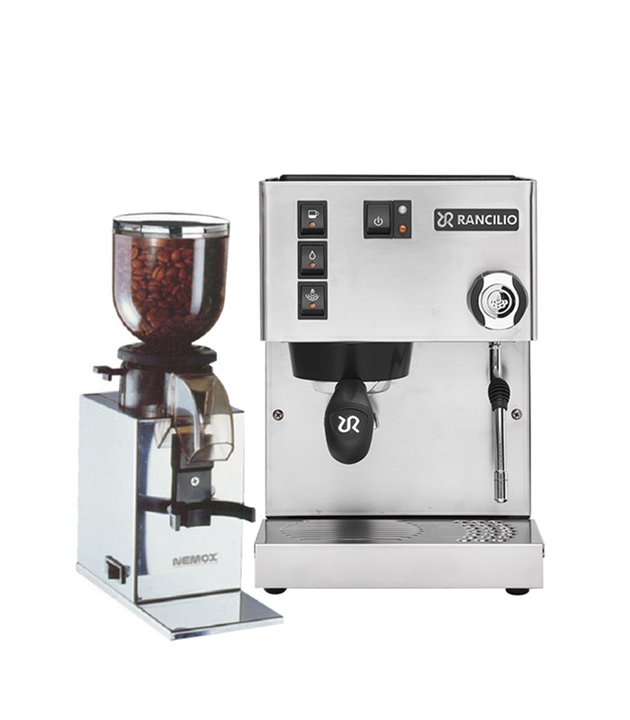 Rancilio Silvia V6 E & Nemox Lux
