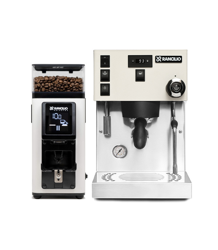 Rancilio Silvia Pro X White & Rancilio Stile White