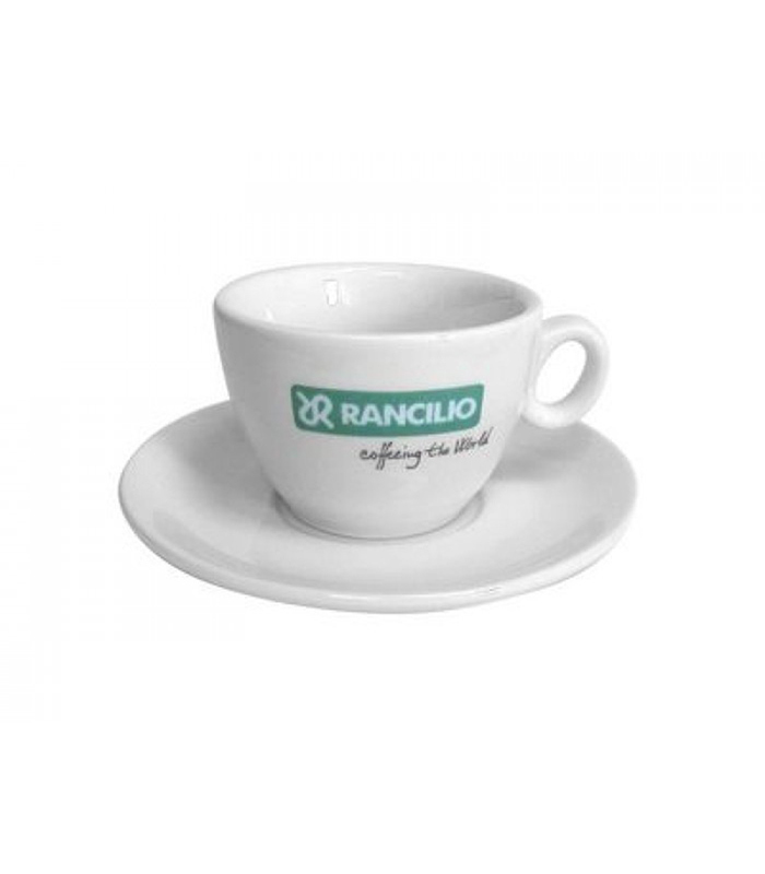 Rancilio Cappuccino Cups and Saucers - Set of 6 pieces