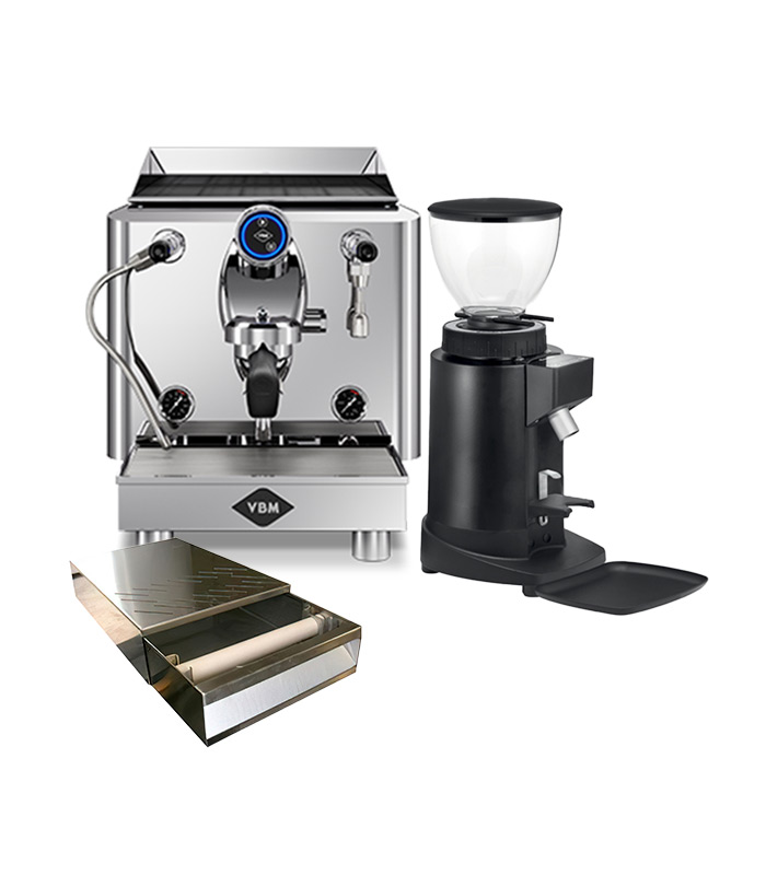 Vibiemme Lollo Semiautomatic 1G & Ceado E6P & Nuova Simonelli Inox Base