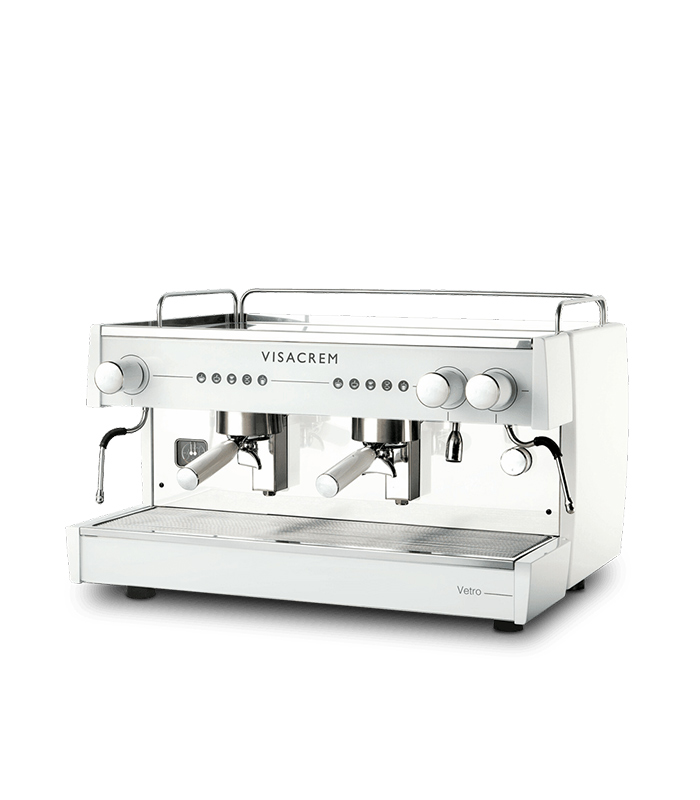 Visacrem Vetro Electronic 2 Groups White