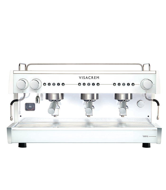 Visacrem Vetro Electronic 3 Groups White