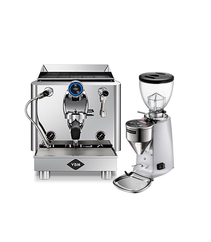 Vibiemme Lollo Semiautomatic 1G & Mazzer Mini Electronic Model A