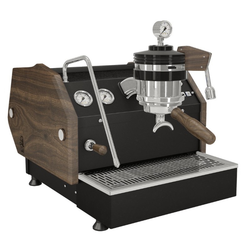 La Marzocco gs3 Mp Flat Black Walnut Wood Kit Espresso Machine